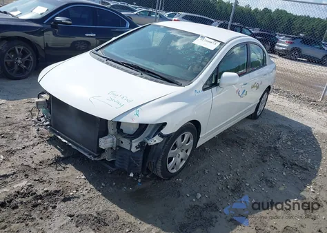 2010 Honda Civic Lx из США, поврежденный, VIN 2HGFA1F57AH566624